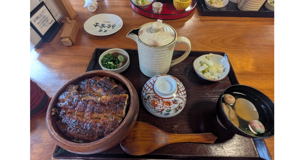 うな富士で食べたひつまぶし。